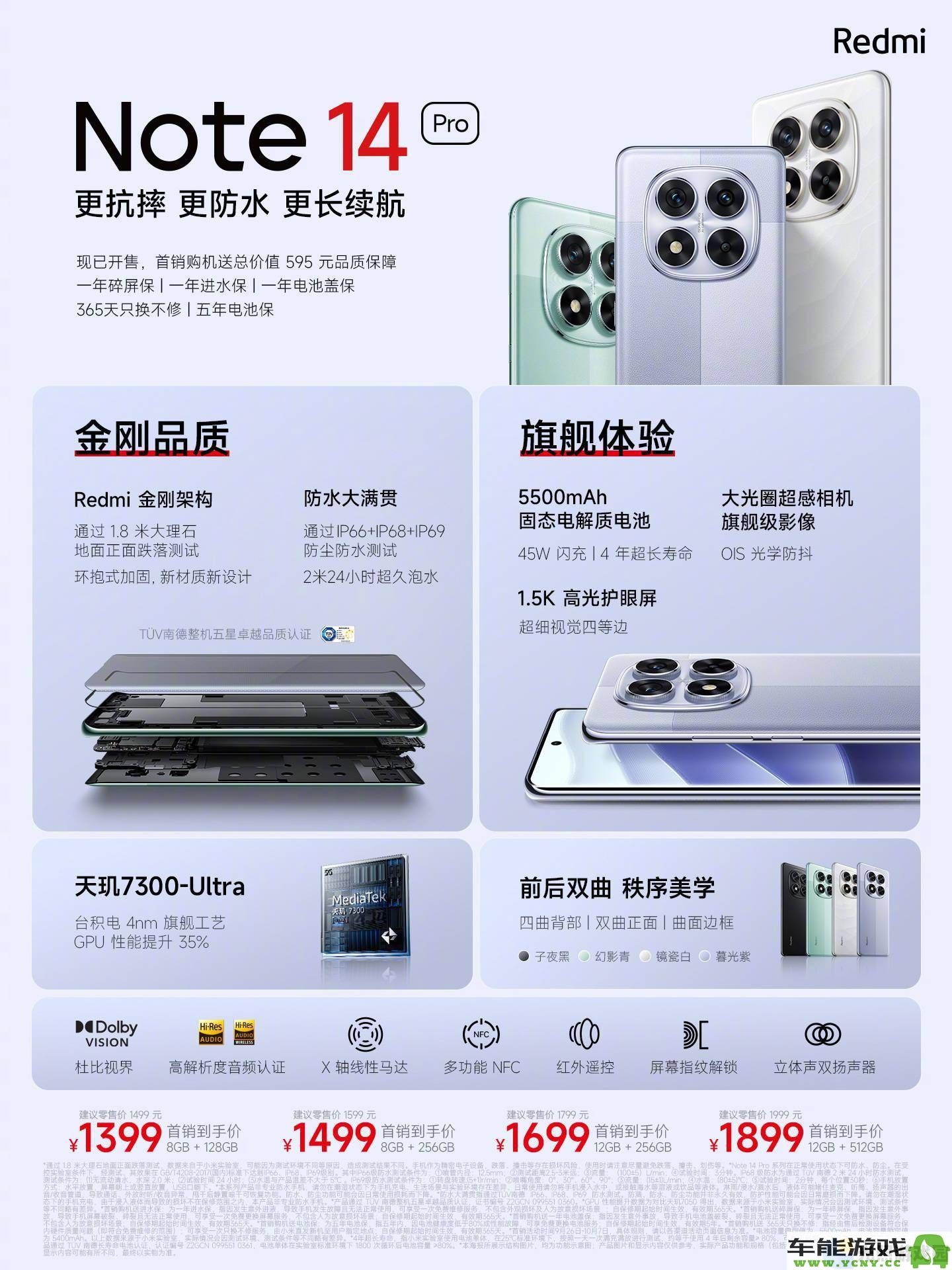 重磅消息：RedmiNote14Pro“好运红”限量版新春发布，起售价仅需1299元！